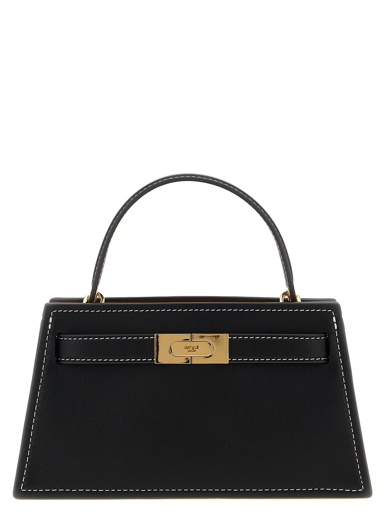 Tory Burch Petite Lee Radziwill Hand Bags Black | Wanan Luxury