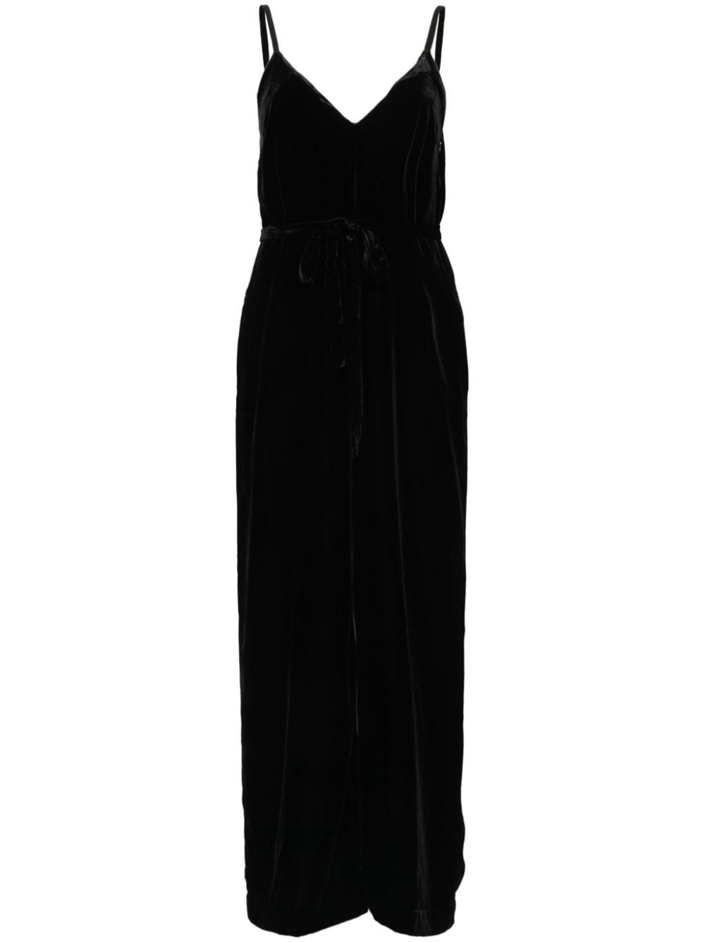 Gold Hawk-Velvet Jumpsuit-Dresses