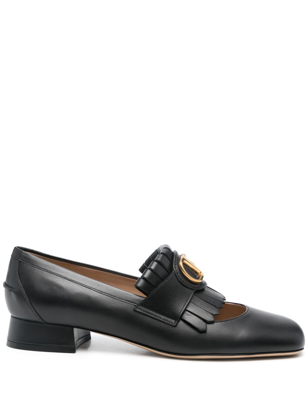 Valentino Garavani Flat Shoes Blacks And Greys