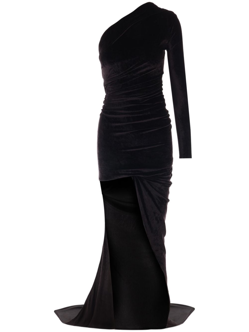 Balenciaga One-shoulder Asymmetric Maxi Dress