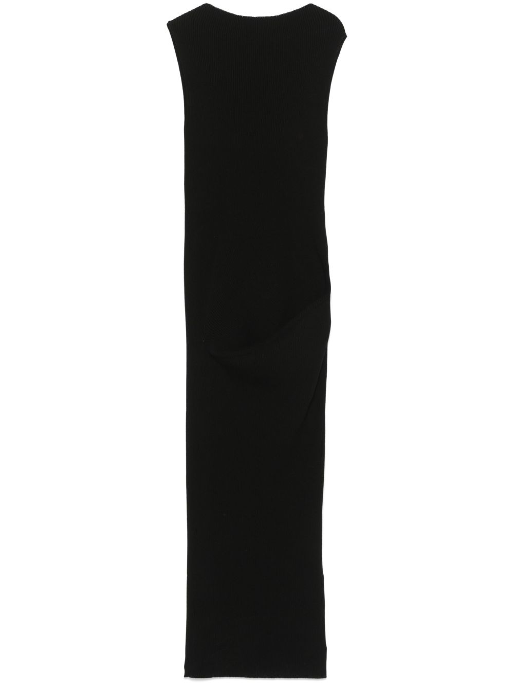 Rick Owens Knitted Long Dress - Black