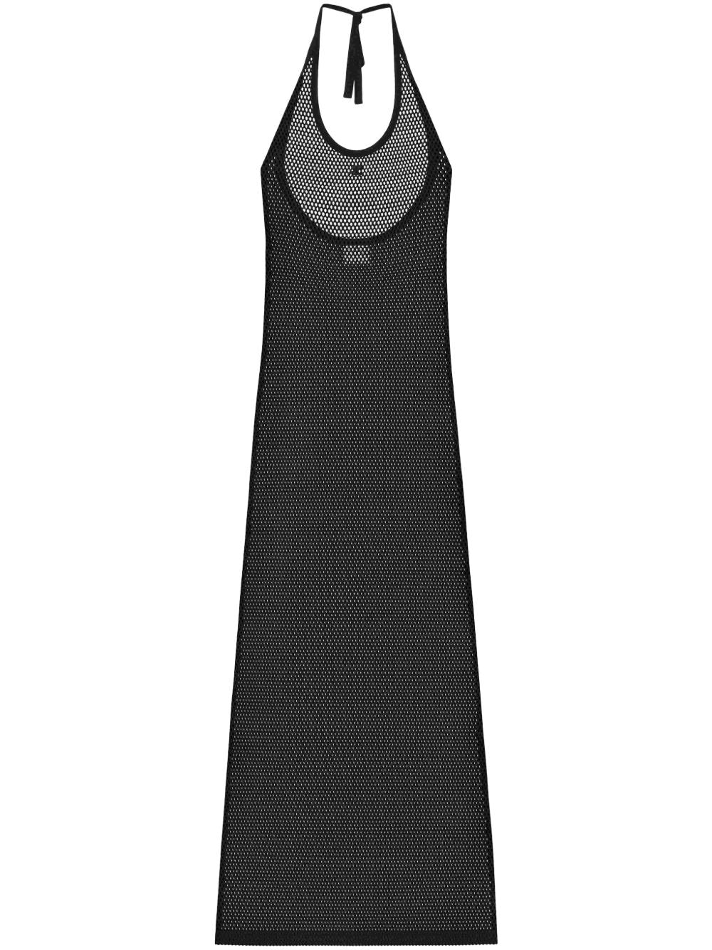 Courreges Women's Cotton Long Tank Dress - Black - Casual Dresses