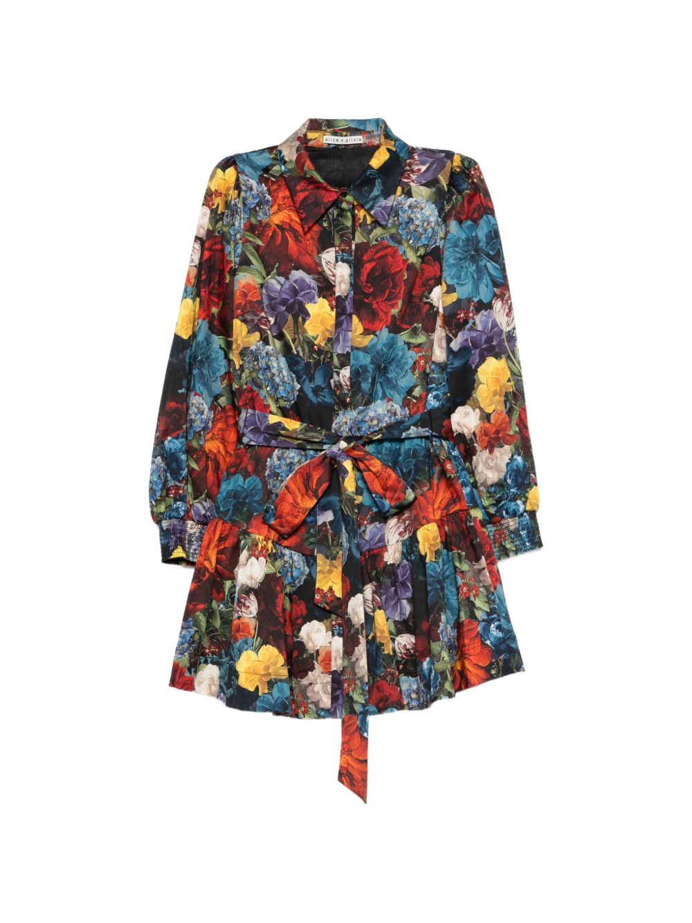 alice and olivia long sleeve dress Printed Shirtdress RSVP|BACHELORETTE PARTY EASY Cilantro Lime Crema this sleek bodycon silhouette Color:Pastel Pistachio