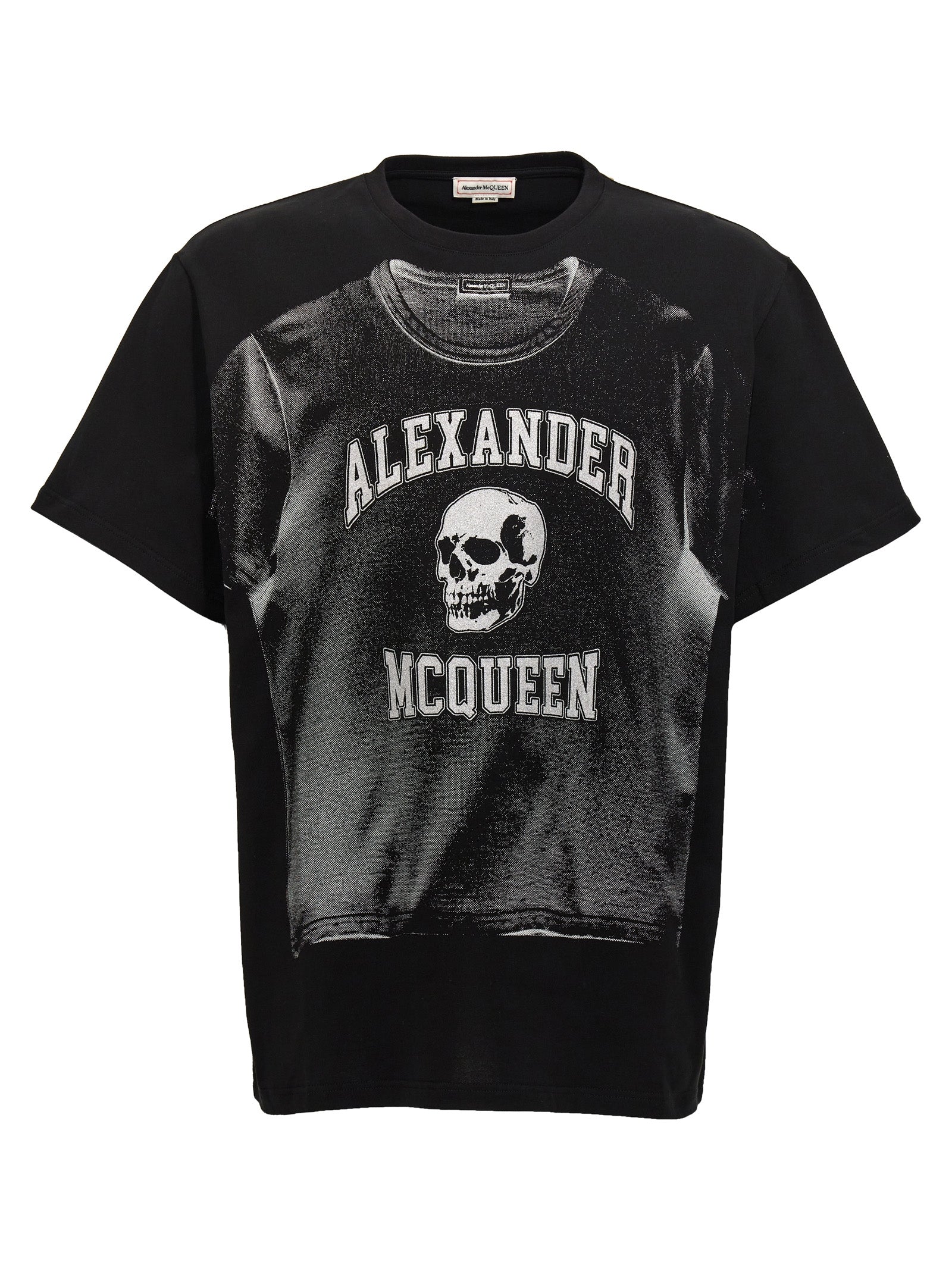 Mcqueen Logo Print T-Shirt Black | Wanan Luxury