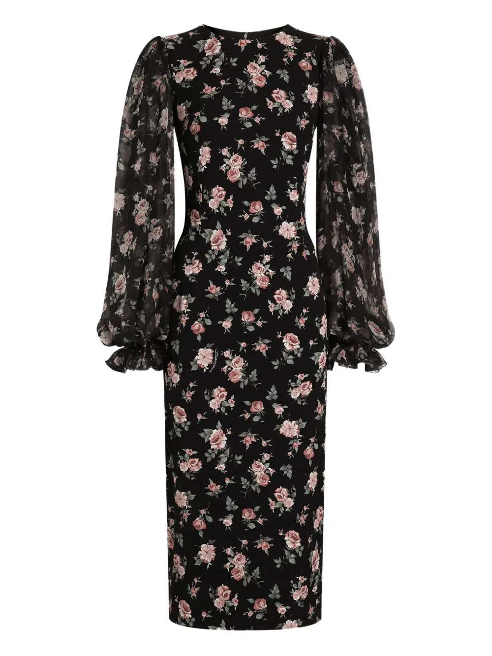 dolce and gabbana floral midi dress Dolce & Gabbana Dress Pink & Purple