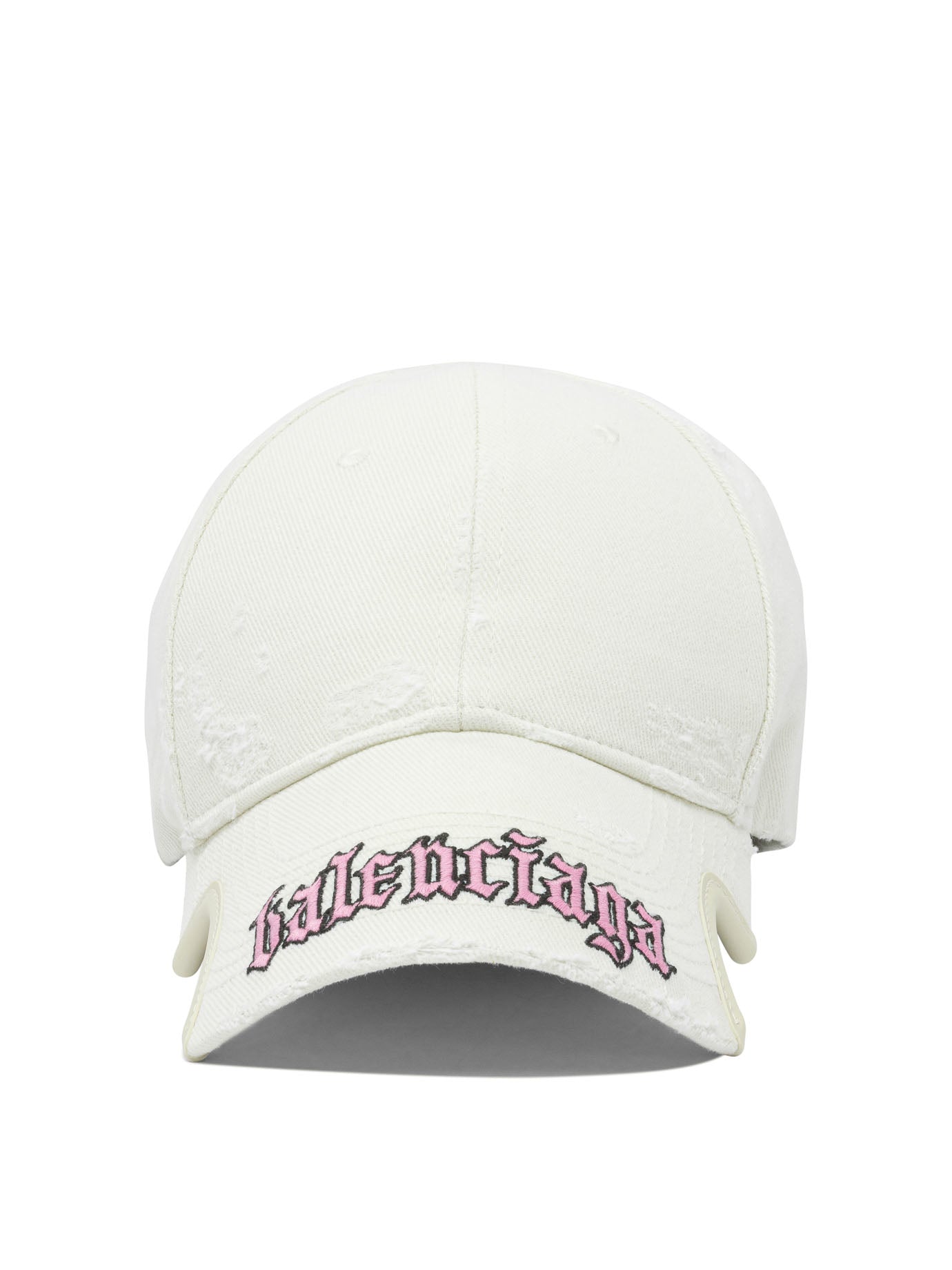 Balenciaga Blackletter Script Hats White | Wanan Luxury