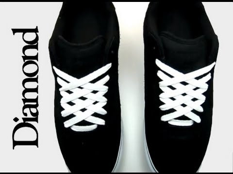 HOW TO DIAMOND LACE A SHOE