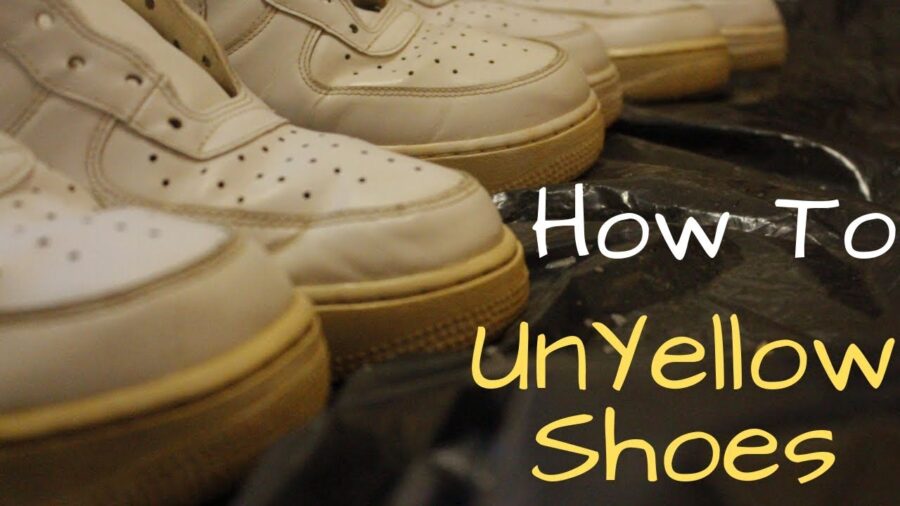 WHY DO WHITE SHOES TURN YELLOW?