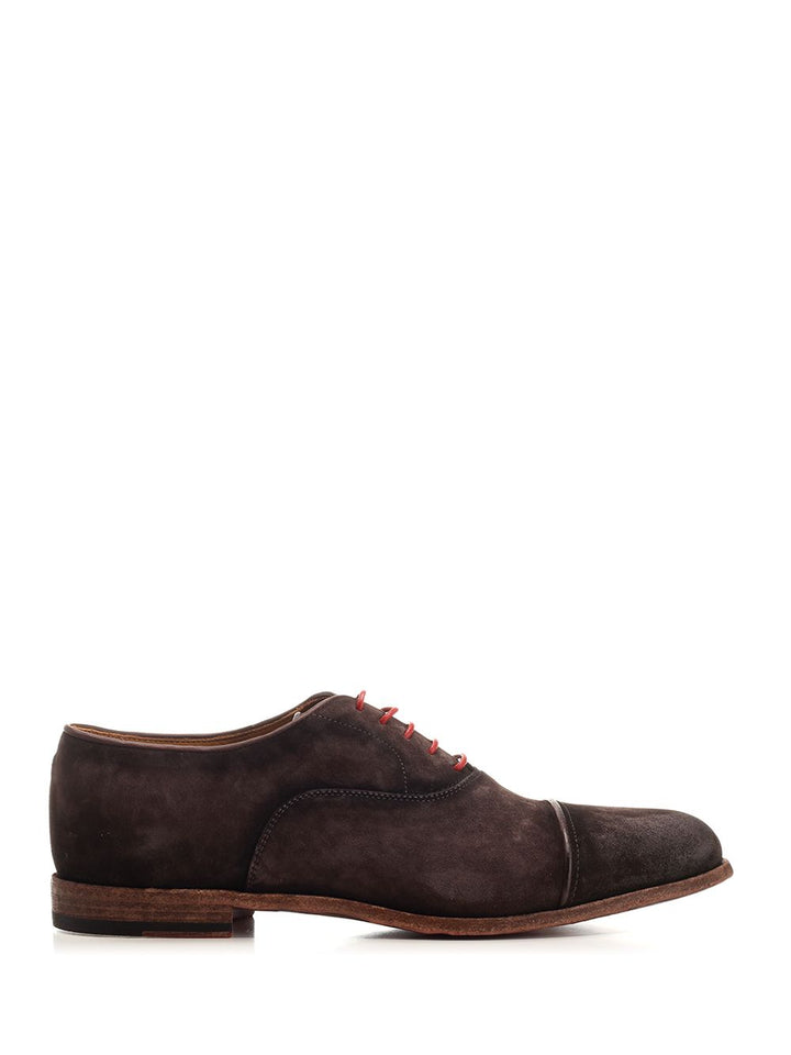 Corvari Derby Shoe In Suede Loafers - Brown | caa7f9c173cc839613a4989f69ad48cbdb74485b