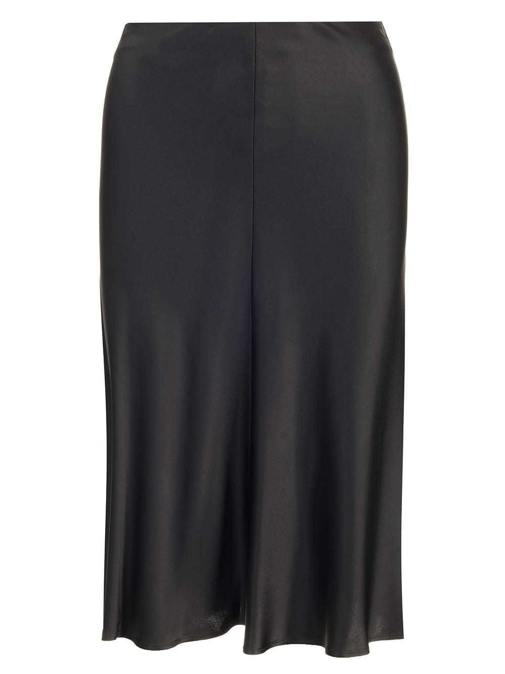 Stella Mccartney Satin Midi Skirt Skirts - Black | e852d8dd2adfda5721ef91738bf391a1bfcd28d2