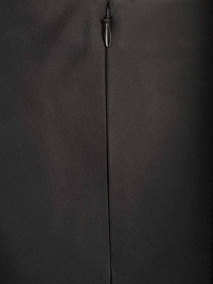 Stella Mccartney Satin Midi Skirt Skirts - Black | 3245ee6d275f0c2938d35250ec36579414f10c97