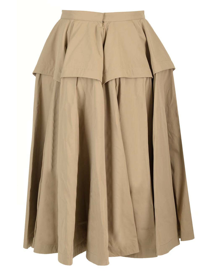 Bottega Veneta A-Line Skirt Skirts - Beige | 90f9ab24ecb02e3f87184660865b220a01476c73
