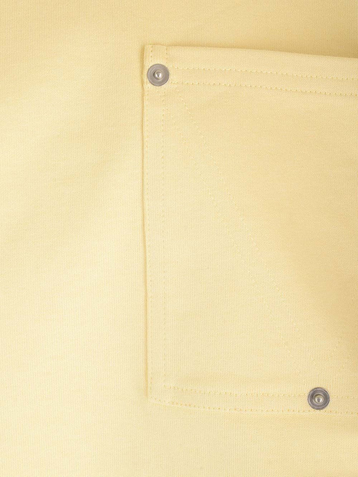 Bottega Veneta Yellow Cropped T-Shirt - Yellow | b93b6f3983be44a7d0c0bfee7ca6554ffda400b5