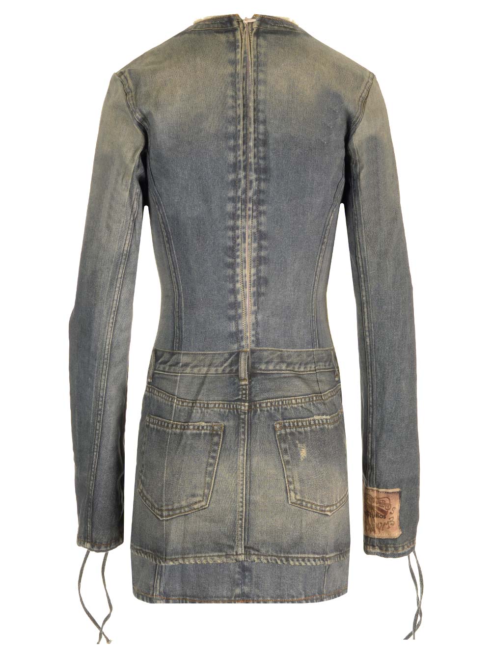 Acne Studios A20648 863-Mid Blue Dresses - Blue | bc85f206258ec864b59f7af0f2fb8419e140b887