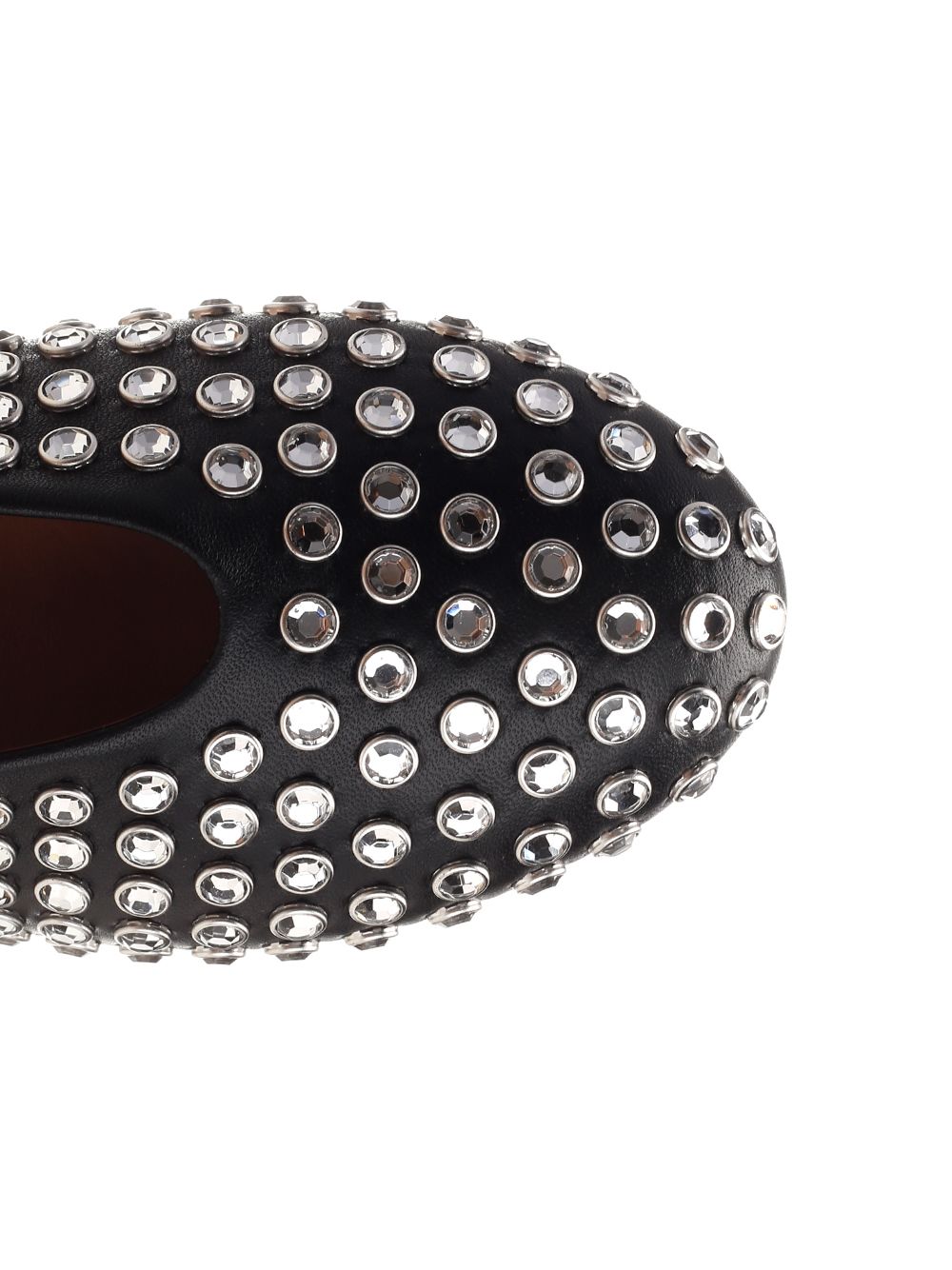 AlaÏA Rhinestone Mesh Ballerina Scarpe basse - Black | b1b5e3fcc7b75d4f4eb6085f5fcd876e826f5a5d