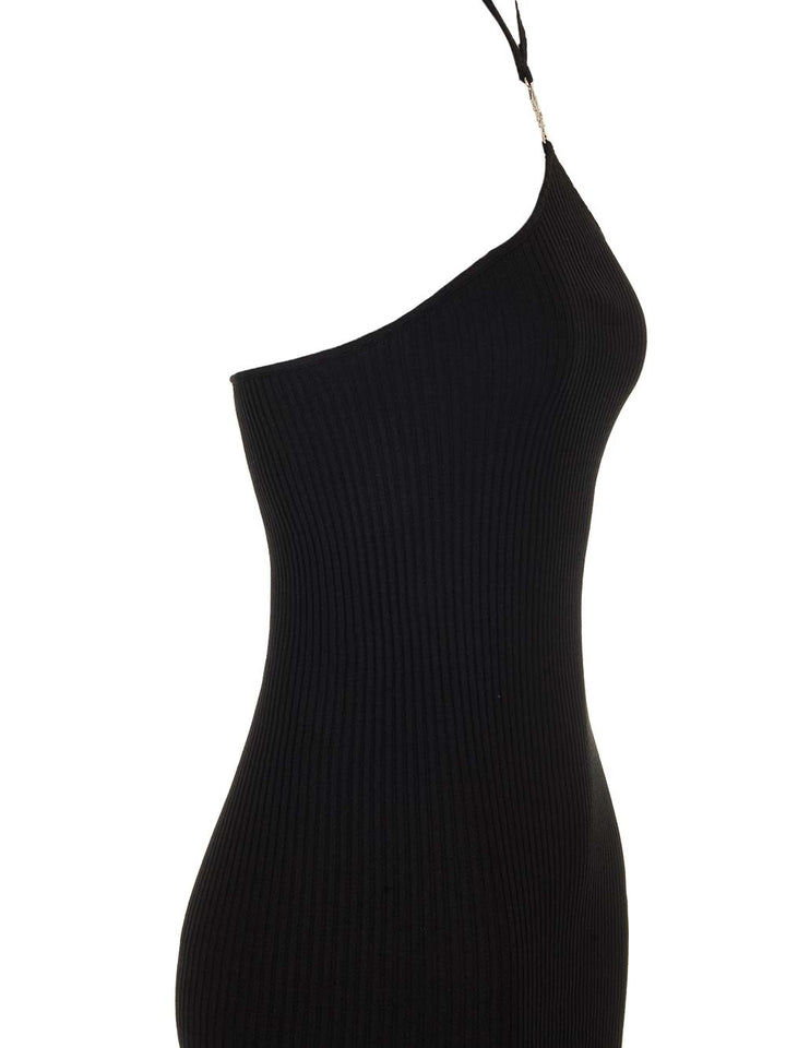 Amiri Ribbed Cotton Dresses - Black | df0408ba8dc02cf40ba8a3e9279de2792e21d296