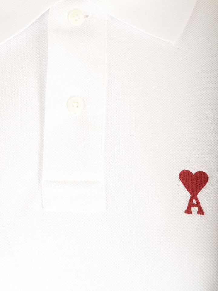 Ami Ami De Coeur Polo shirt - White | 31508ab77a81a59fd6b5010cf3375ef56ea16f15