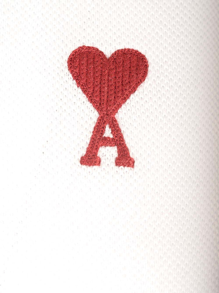 Ami Ami De Coeur Polo shirt - White | e8348a34671c315641258c447cb3efb2d0ed57e5