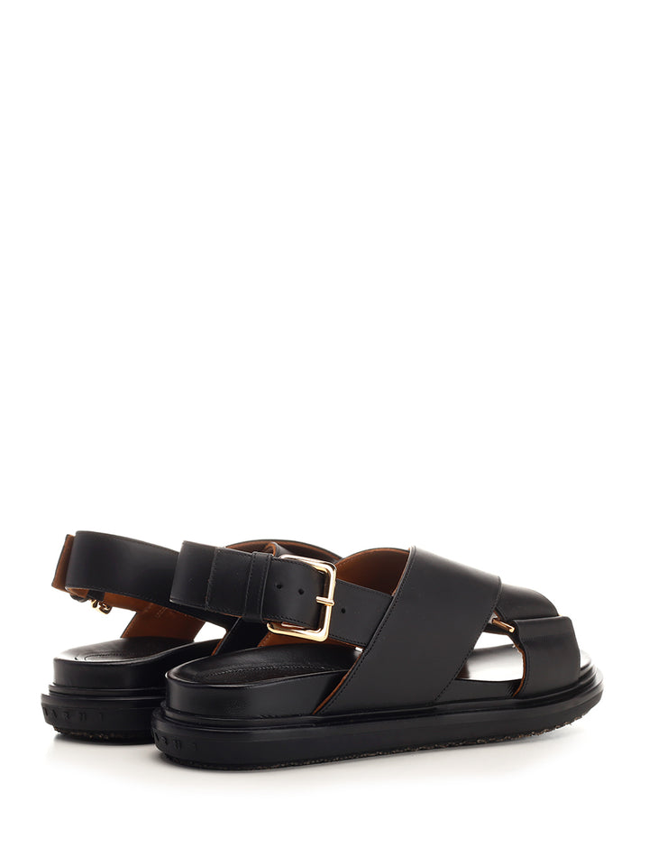 Marni Fussbett Sandals - Black | 2cf624ff854b4749fdde779304b4aa7cd8129b59