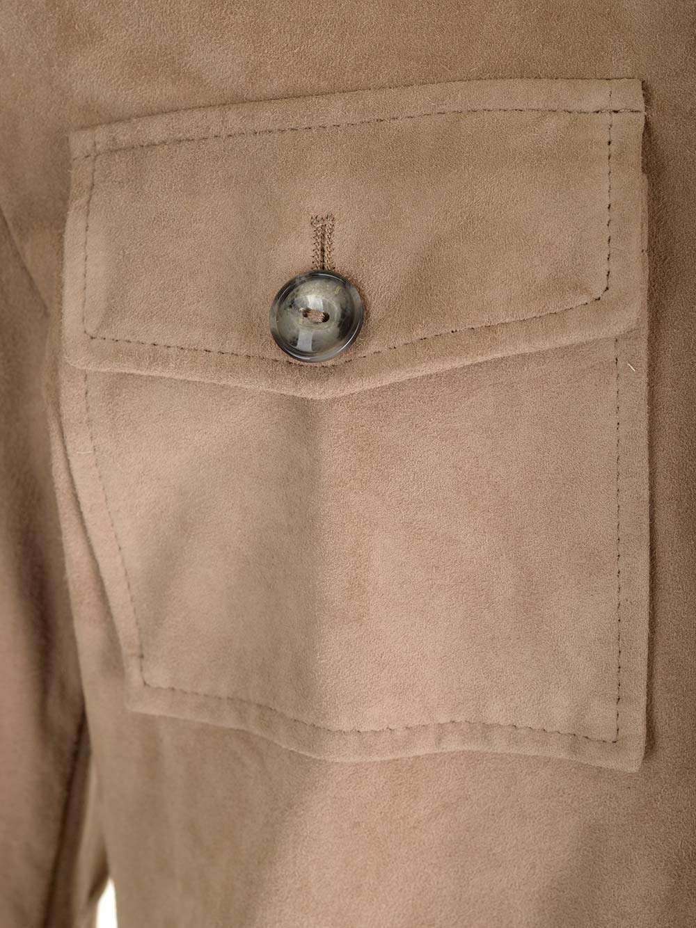 Al Duca D'Aosta 1902 Saharian In Suede Jackets - Beige | 231eab1e48ef5ded3422db04dbb31f413dc8c544