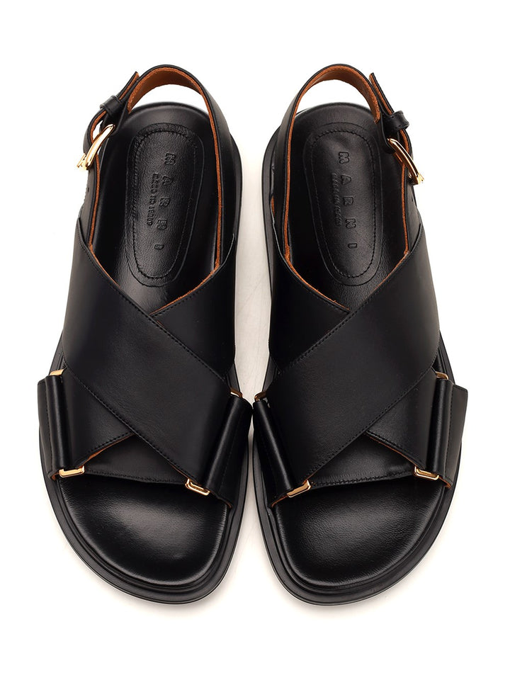 Marni Fussbett Sandals - Black | a7f211c55adc3f15ee649b7fecd4c2e0bbef9cdb