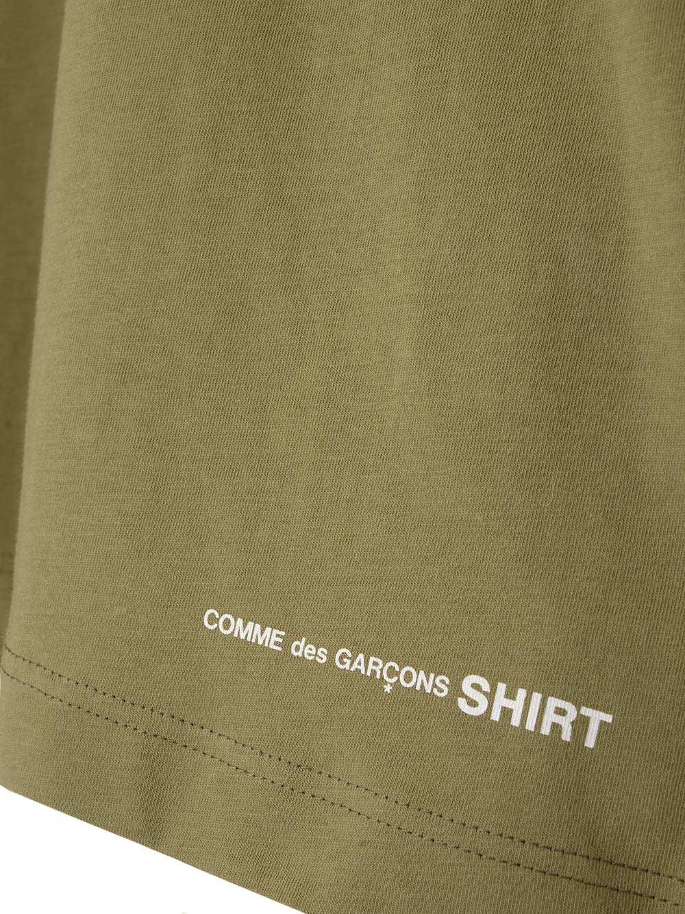 Comme Des GarçOns Shirt Khaki Green Over T-Shirt - Green | 0dccae395c3e716fbf3721a2bbece4dd4aea5cb9