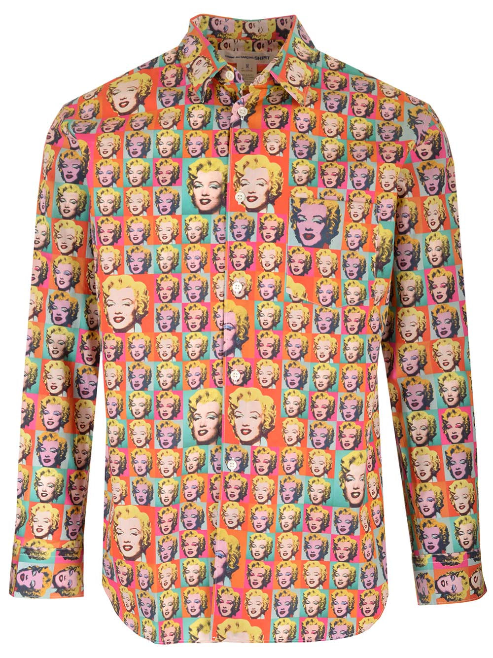 Comme Des GarçOns Shirt Marylin Print Shirt classic - White | a3ac683a32e04f5b5c23589dc5de9eb74d45e689