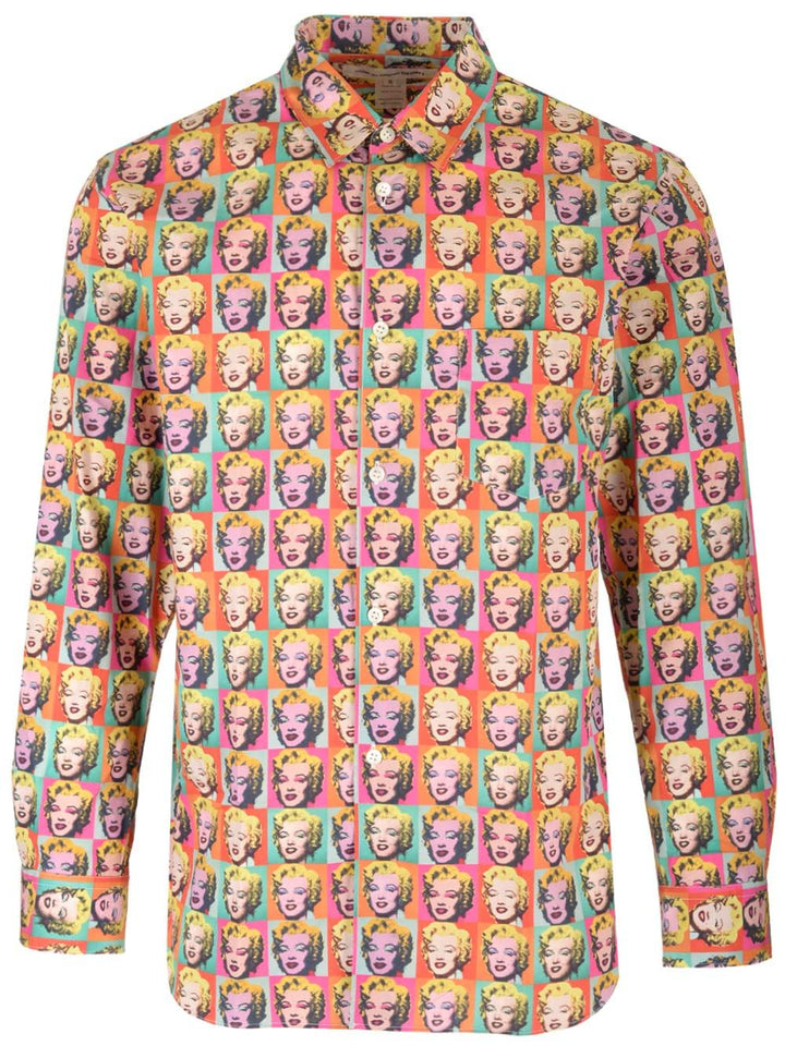 Comme Des GarçOns Shirt Printed Shirt From Shirts - White | 31deec611da55c51a14fc557c0c7bf0ec2327d84