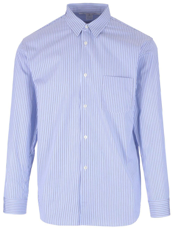 Comme Des GarçOns Shirt Striped Cotton Shirt Shirts - White | 05adca23bfe51264c235ceee481e3879bddd9b6a