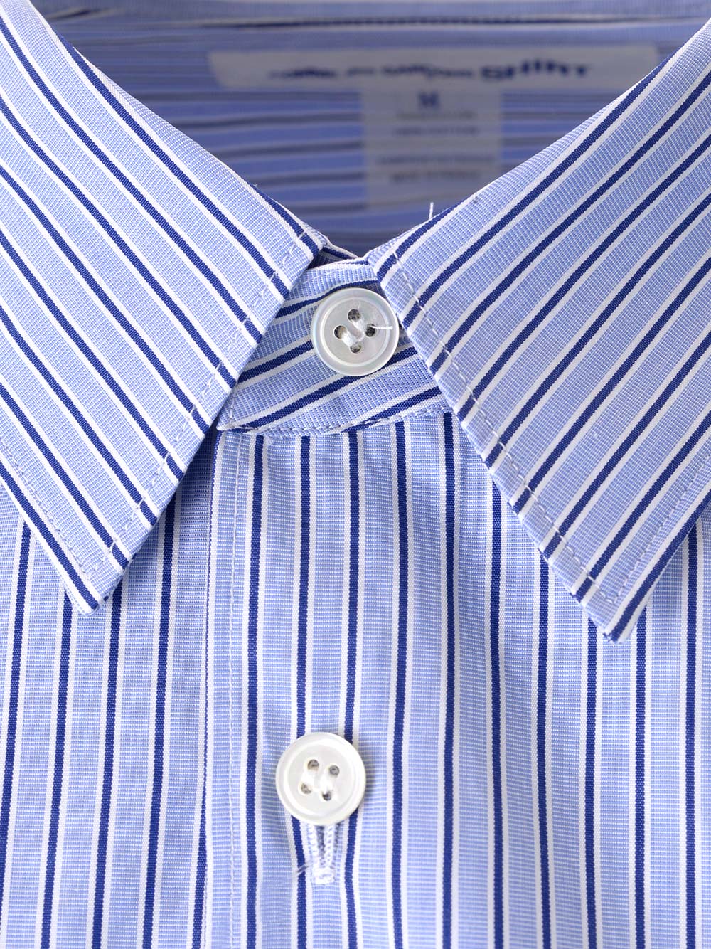 Comme Des GarçOns Shirt Striped Cotton Shirt classic - White | f4ebf16000ad5a1d63fa62fc5958c31be88cf741