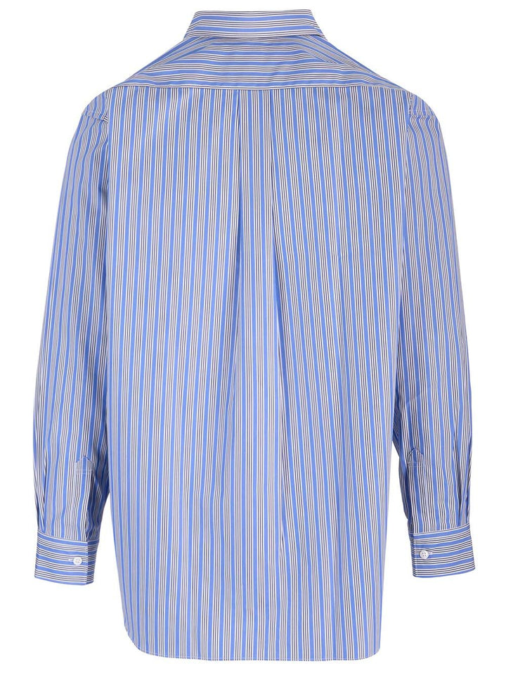 Comme Des GarçOns Shirt Striped Shirt Shirts - Blue | 7d3a7836e278ad5b35979c151a9e616b2501a948