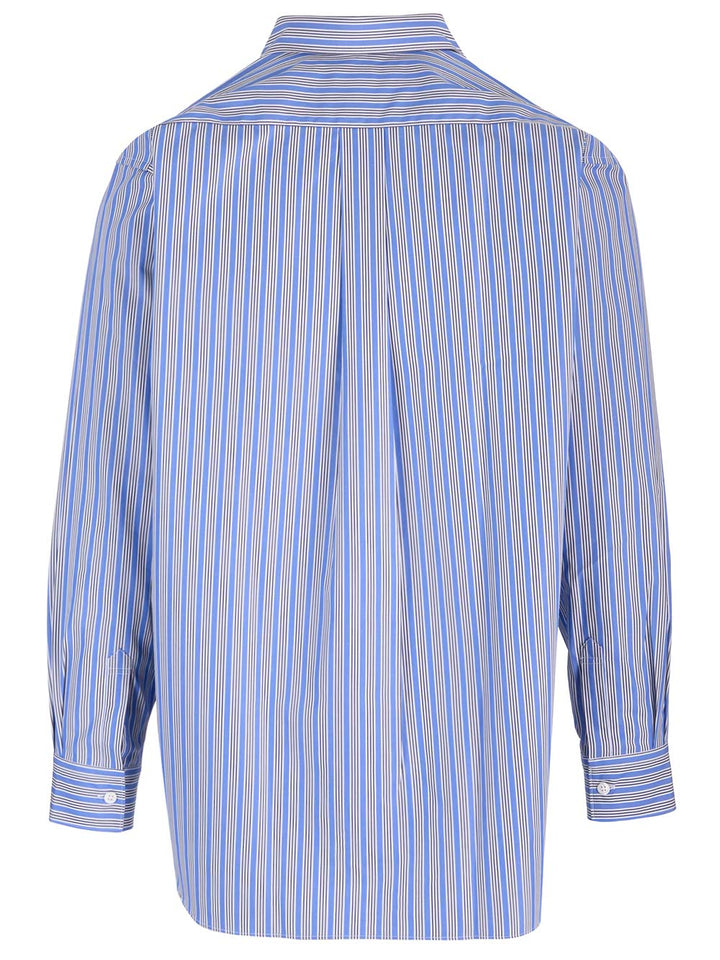 Comme Des GarçOns Shirt Striped Shirt Shirts - Blue | 004f327e6da76885190c2f6b183f12a659c750a6