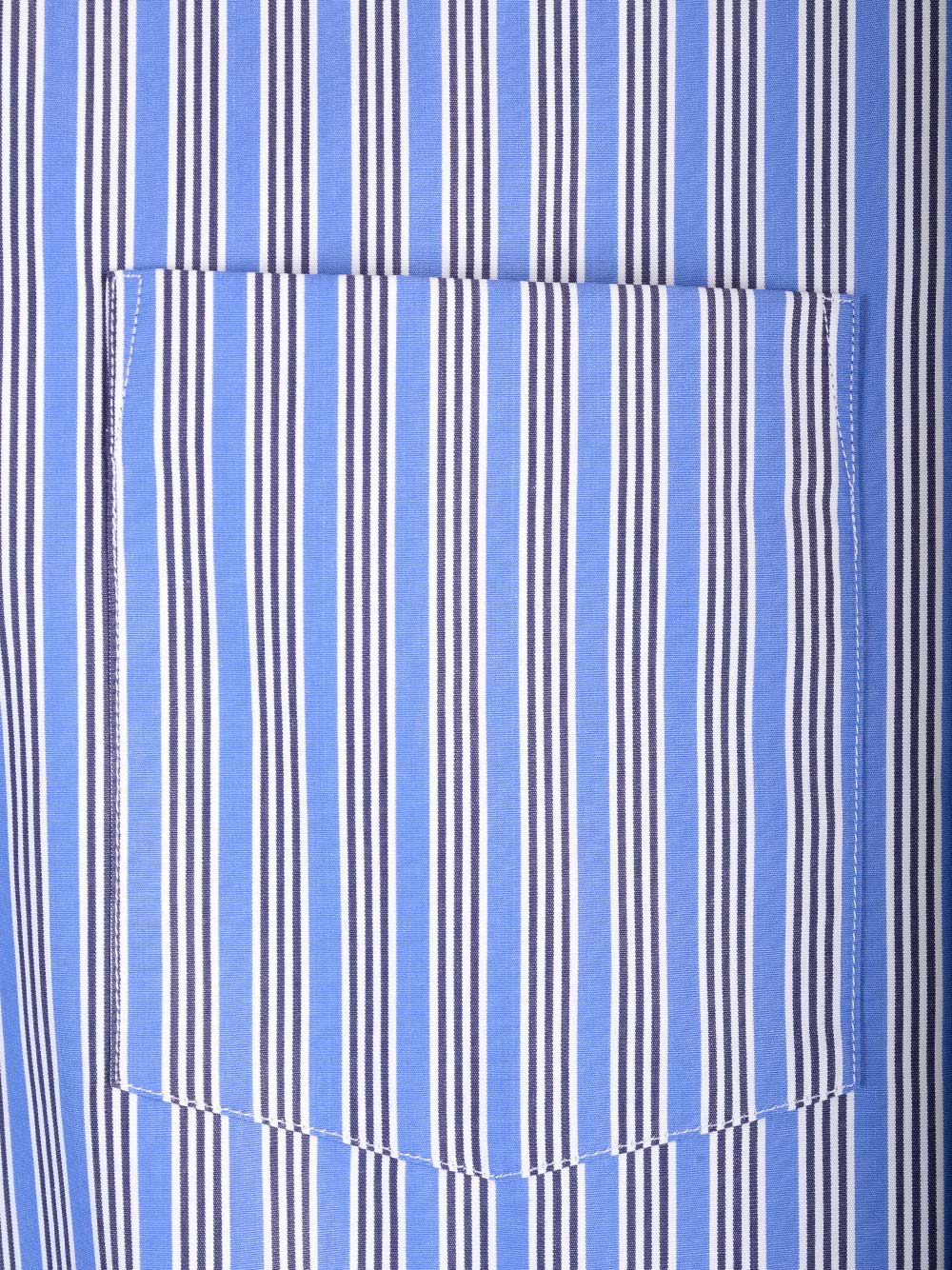 Comme Des GarçOns Shirt Striped Shirt Shirts - Blue | f0fbf5e08c6daad13b6a1b48da4774fd3678b131