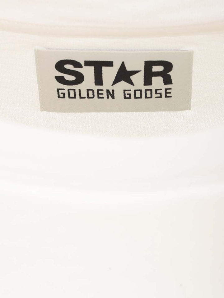 Golden Goose Deluxe Brand Cotton T-Shirt - White | 1da73df9ce49f26e9fc057fba89f1bee3bf1cd83