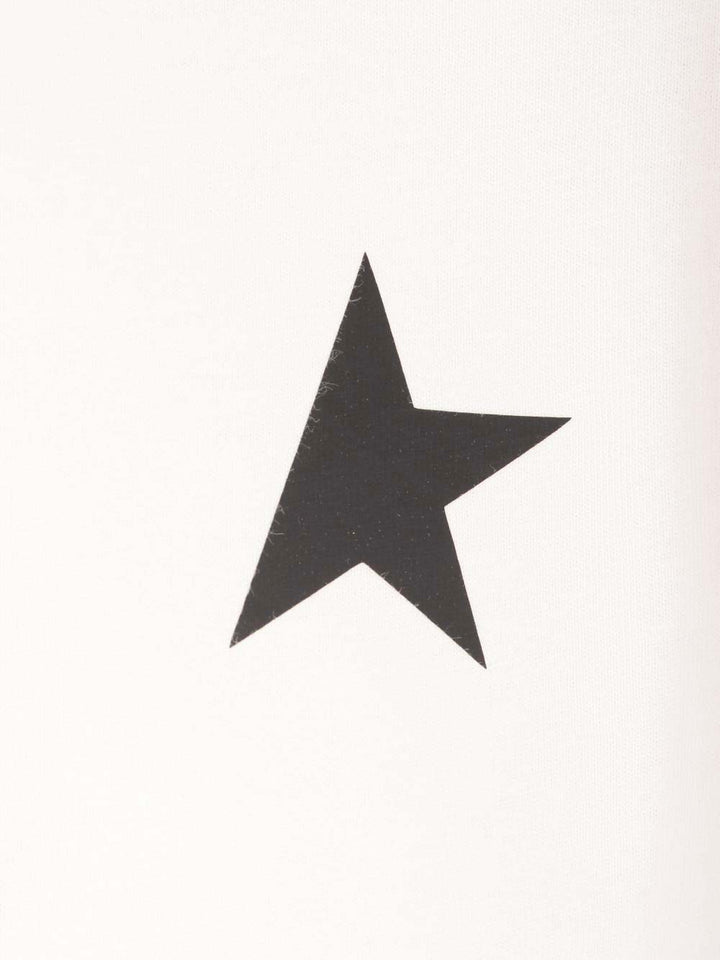 Golden Goose Deluxe Brand White  With Black Star T-Shirt - White | db7b76ce12d53bd180d270c945749ef5bed615c3