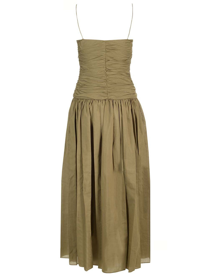 Matteau Gathered Drop Waist Dress Dresses - Green | 003be346dae1b0a072963b8c2f85e83943918e54