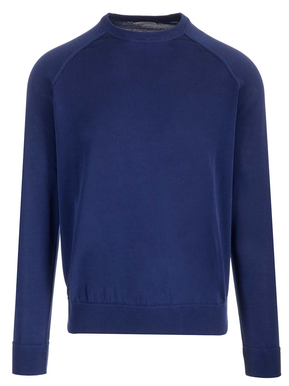 Al Duca D'Aosta Blue Cotton Sweater Knitwear - Blue | cb21a2c90c1c71cf0b10f347d3da2406bad795d6