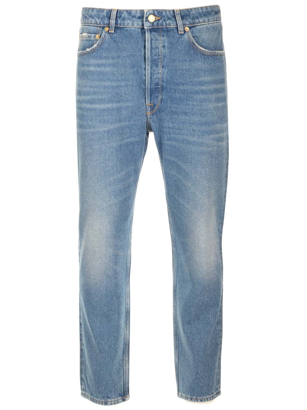 Golden Goose Deluxe Brand Golden Happy Jeans - Blue | 9e7ef0b7acc257b09cca672a08fb7147494c1d5d