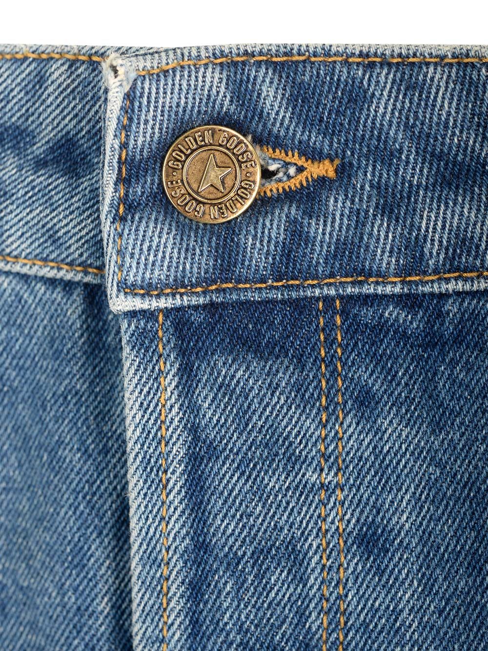 Golden Goose Deluxe Brand Golden Happy Jeans - Blue | c672f755d9c99f5f722534d49356728b8e7145df