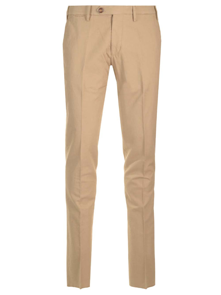 Al Duca D'Aosta 1902 Beige Cotton And Linen Trousers - Beige | 5bb3825dc707887962b676e0e5aeafa2e84b4253