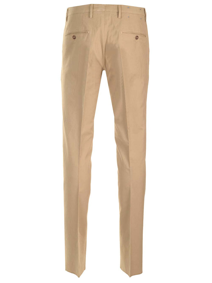 Al Duca D'Aosta 1902 Beige Cotton And Linen Trousers - Beige | 042a0e49672e1922a0ed54a700d87ee67f697ff6