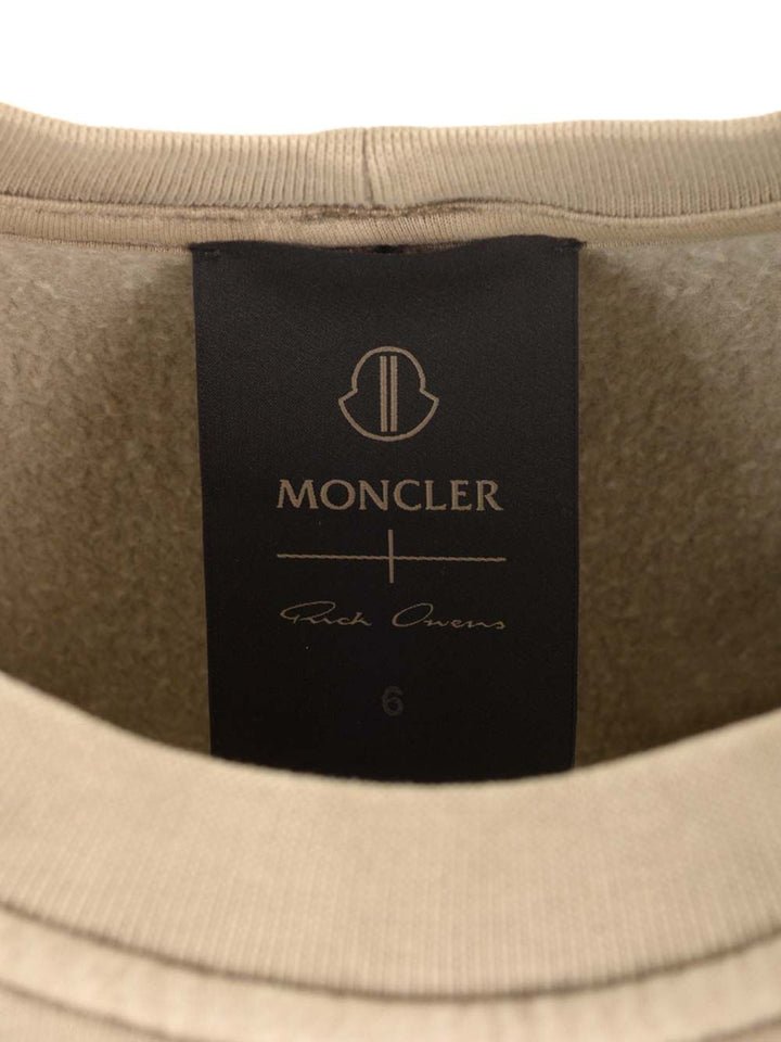 Moncler X Rick Owens Sleeveless Sweatshirt Sweatshirts - Green | 47c5cd17e9d0d02c50e437d21f286f0282e9e6c1