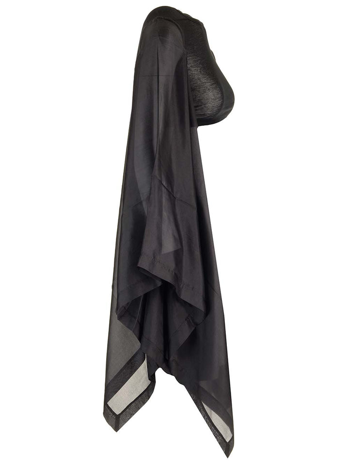 Rick Owens Black Cotton And Silk Crop Top Tops - Black | 39cacee341054b7586a0726f936b5b7161a7a883