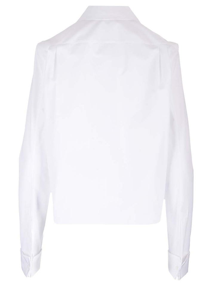 Loewe White Pleated Cotton Shirt Shirts - White | e03248fcc90c7bdc6c9651955cd7c7759115506e