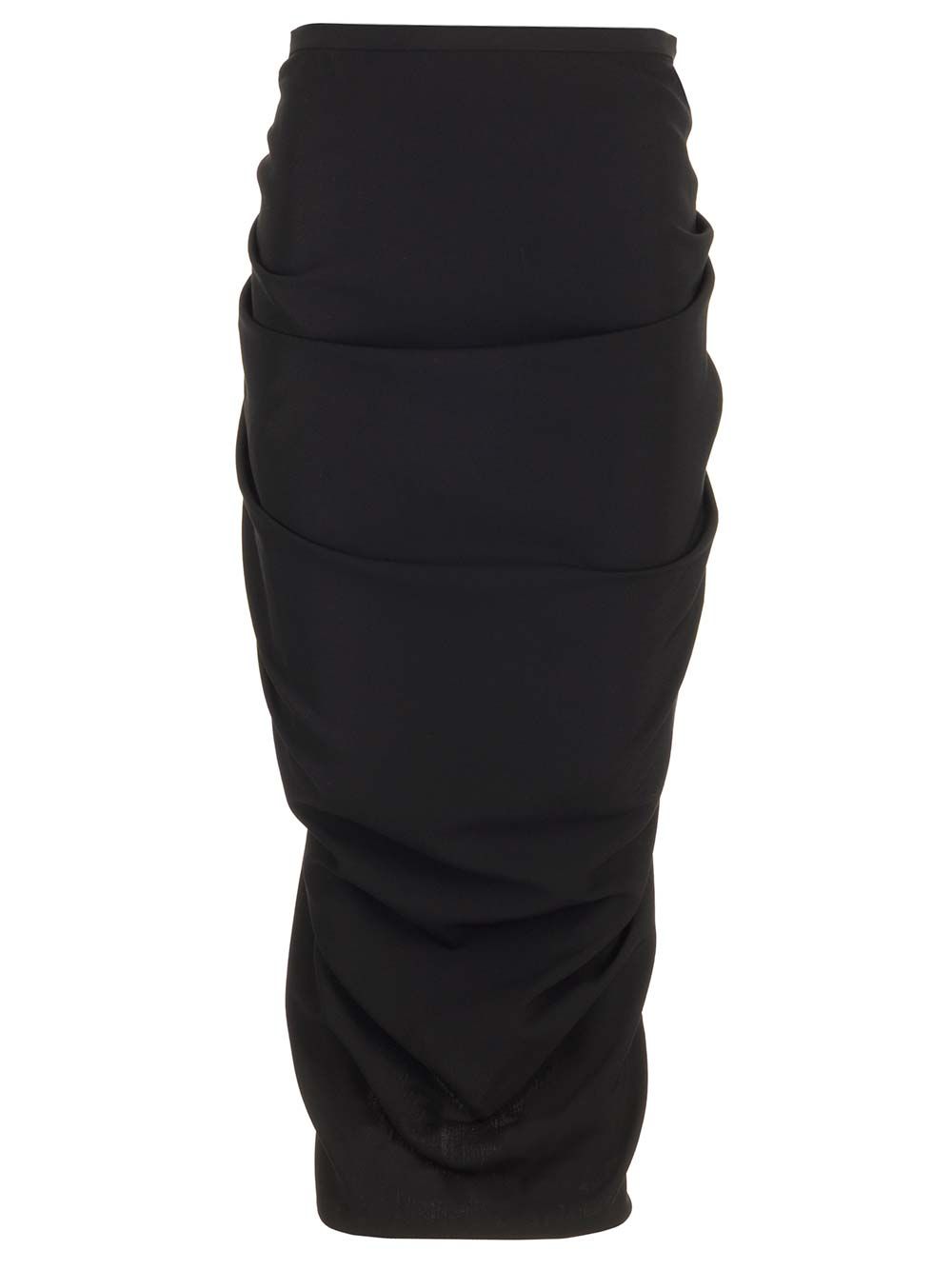 Dries Van Noten Wool Jersey Midi Skirt Skirts - Black | 53bebabd97ff04c7d70f869d665751169b4b8c74