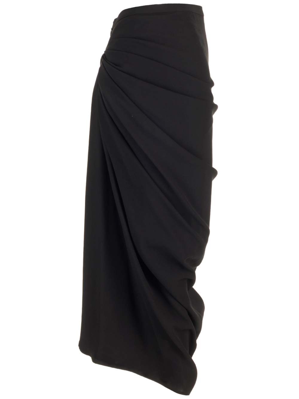 Dries Van Noten Wool Jersey Midi Skirt Skirts - Black | 38af01a4080dc44852b3c8eaaa15686c14683341