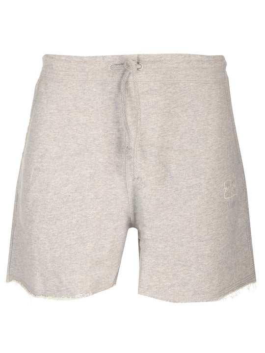 Grey Shorts With Drawstring Trousers Grey