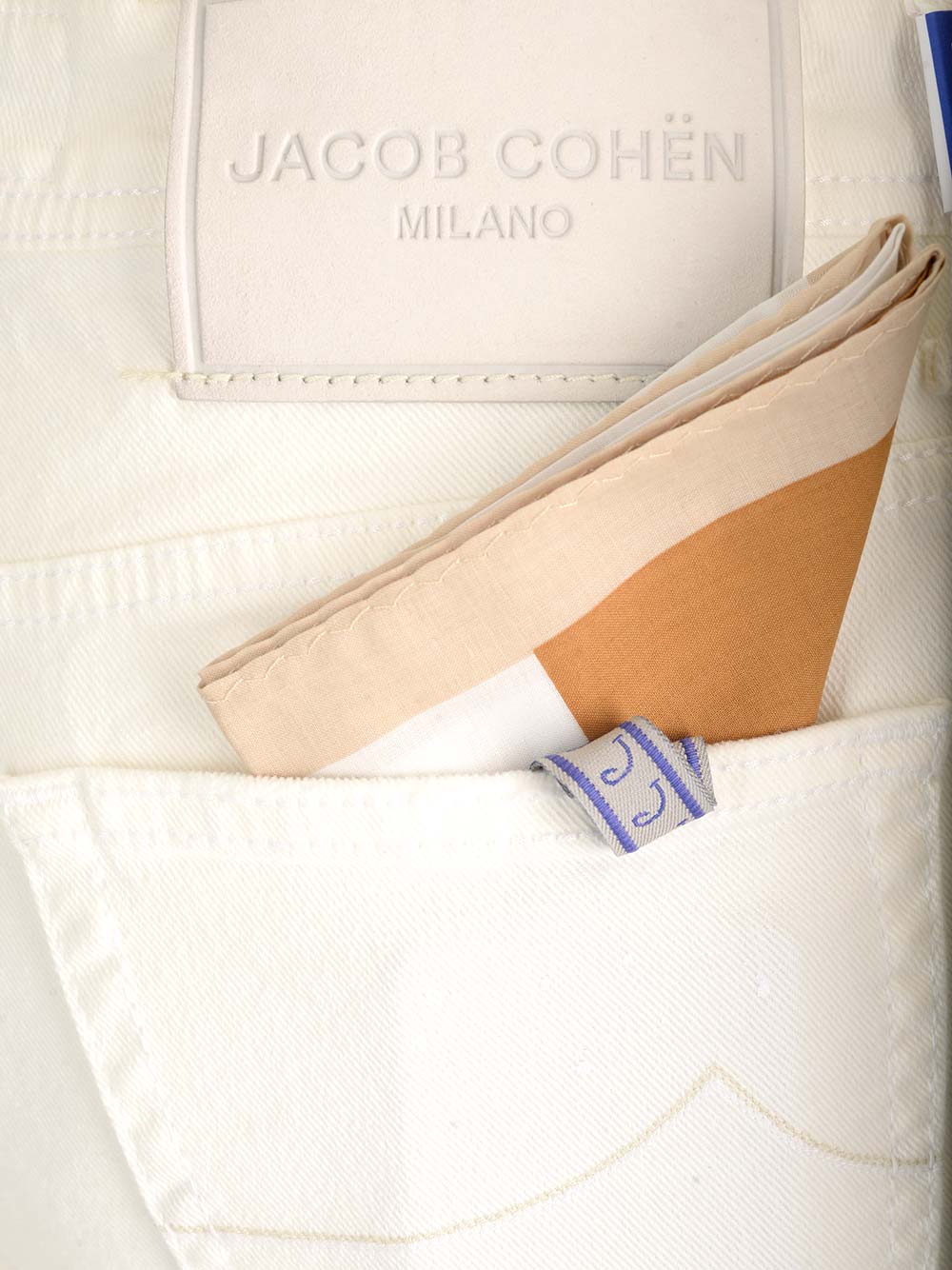 Jacob Cohen Scott Trousers - White | 7d9e660130508932dad4ba5e37456537074786a3