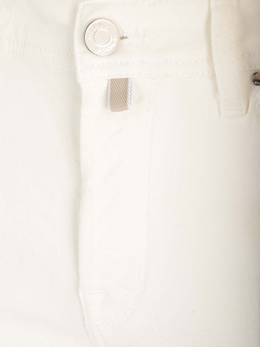 Jacob Cohen Scott Trousers - White | 3204130c37b6c741305a72268af30be299c6d009