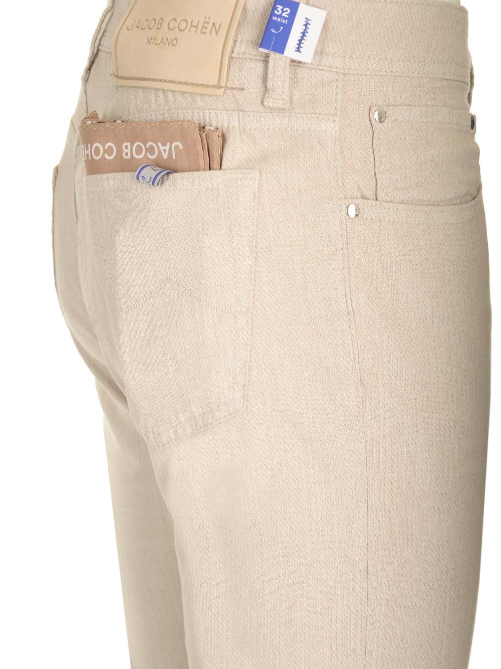 Jacob Cohen Barb Trousers - Beige | 88d0038fad753a664ff12277c1283ea0f18aa7c8